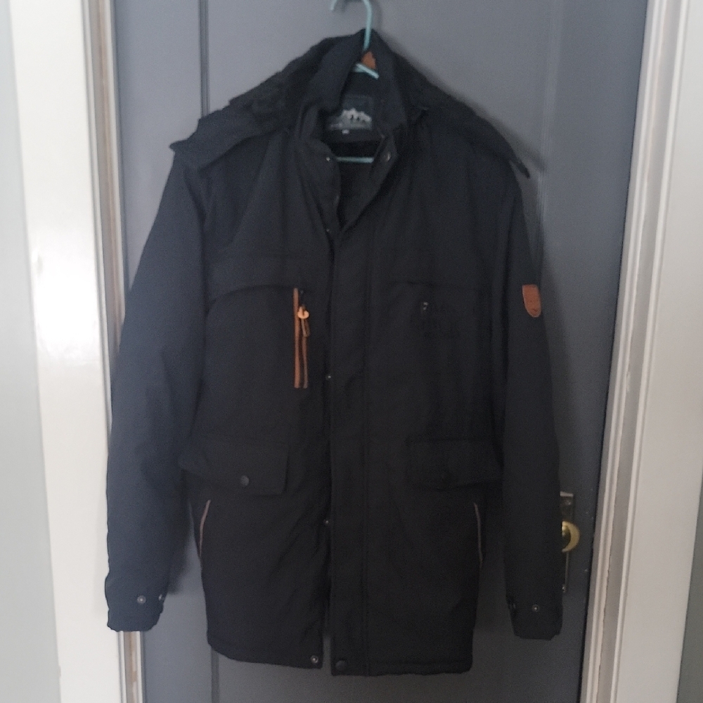 Women's Black Ski Jacket with Hood